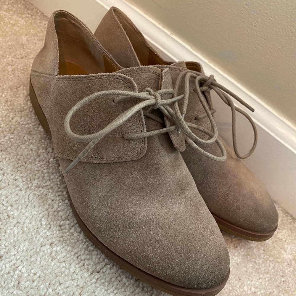 Tan loafers